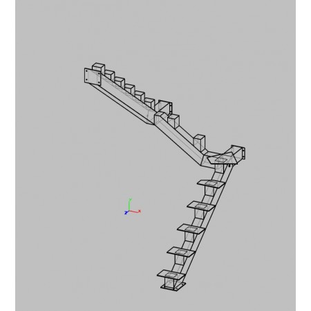 Межэтажная  лестница  